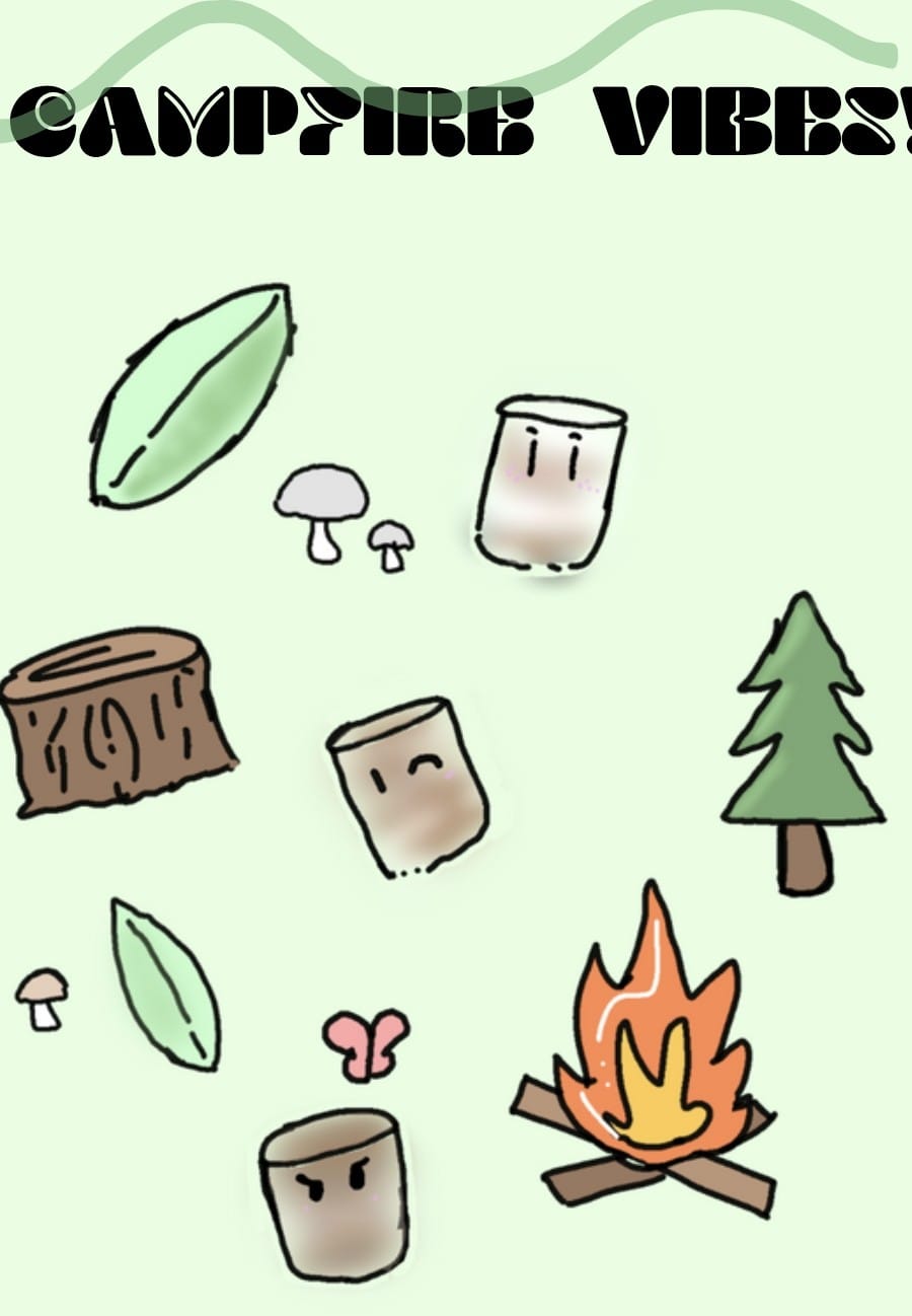 Campfire Vibes Sticker Sheet