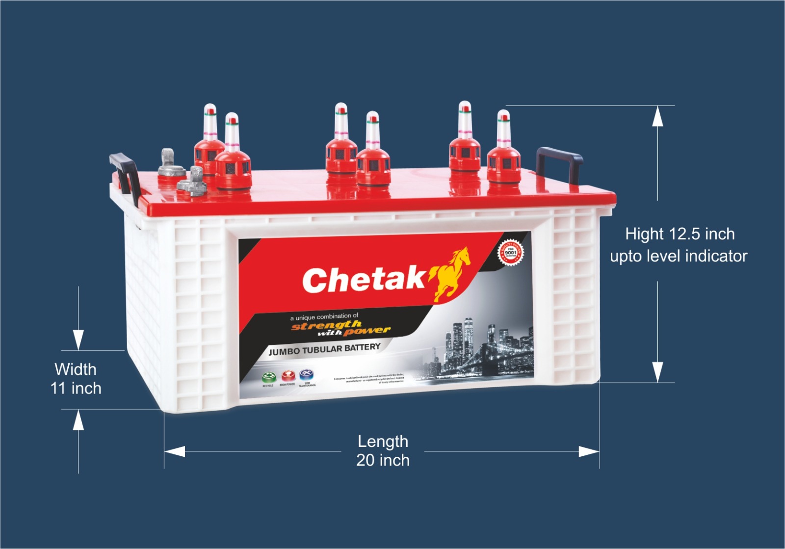 Chetak Jumbo Tubular Battery