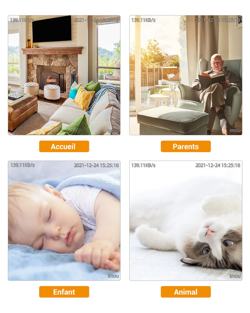 Imou Cue 2C – Cámara Interior WiFi Full HD con Detección Humana y Visión Nocturna