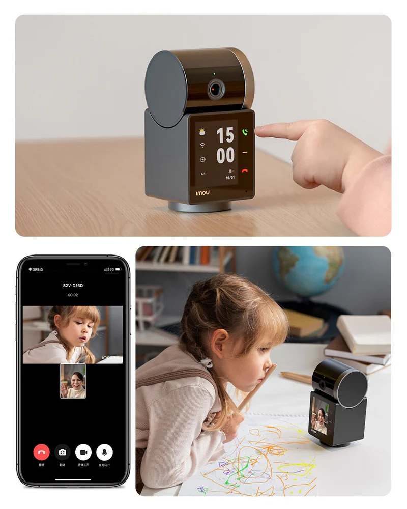 Imou Rex VT – Cámara Inteligente WiFi con Doble Lente 4K, Cobertura 360° y Seguimiento Automático