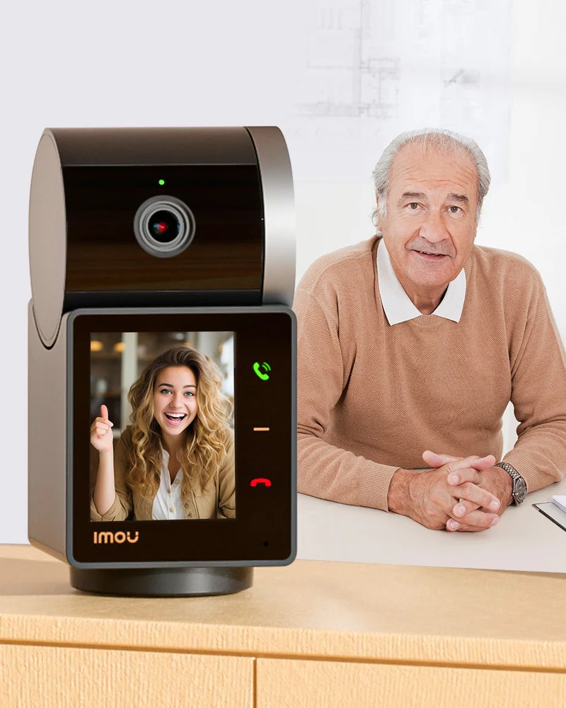 Imou Rex VT – Cámara Inteligente WiFi con Doble Lente 4K, Cobertura 360° y Seguimiento Automático