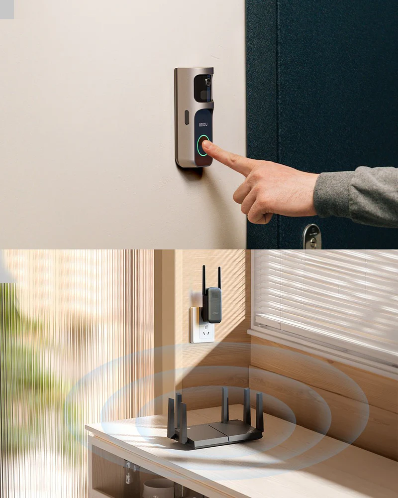 Kit Timbre de Puerta Imou DB 2S – Videoportero Inteligente 2K con WiFi y Timbre Interior Incluido