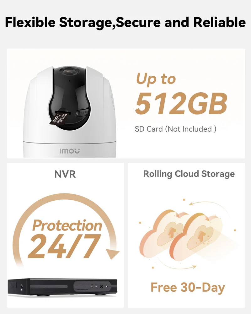 Imou Ranger 2C Dual – Cámara Doble Lente 8MP + 6MP con Visión Panorámica en 4K y Seguimiento Inteligente