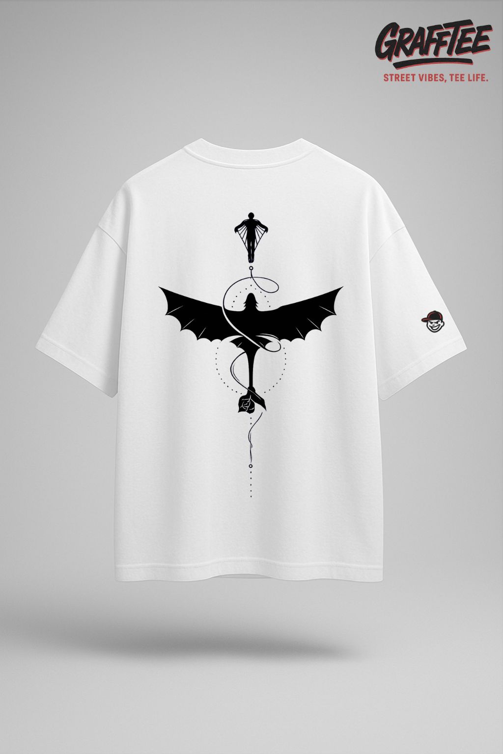 GRAFFTEE "Street Dragon" Oversized T-Shirt