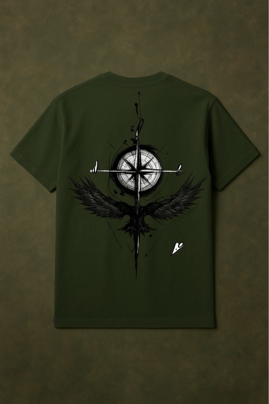 Grafftee "Raven Compass" Oversized Tee