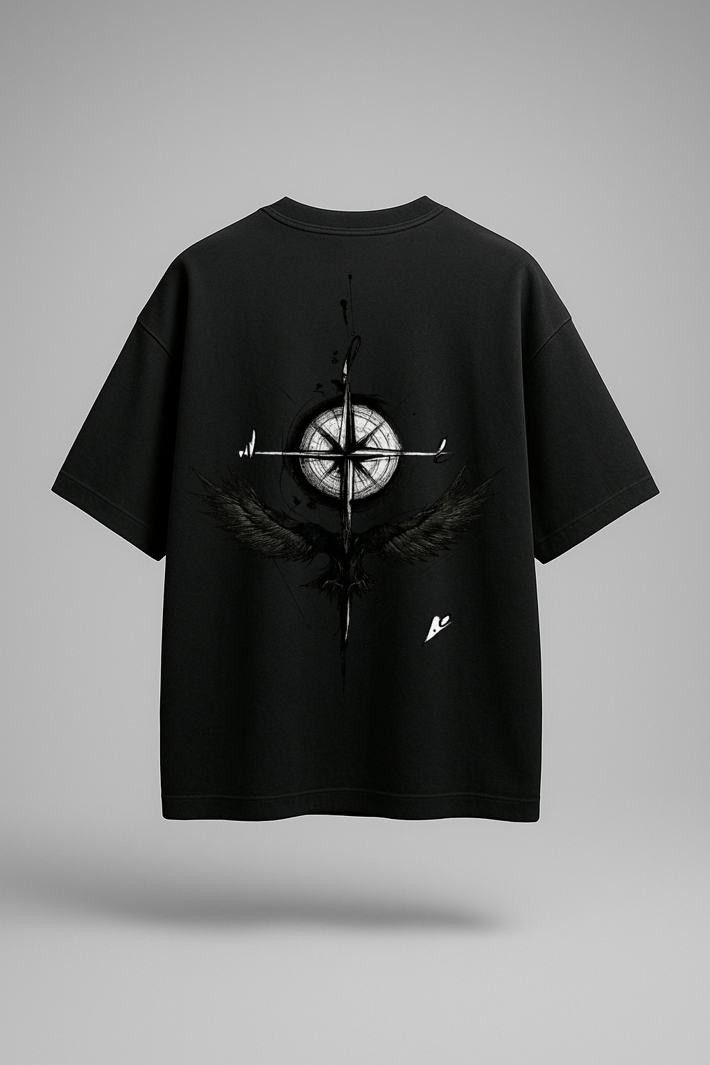 Grafftee "Raven Compass" Oversized Tee