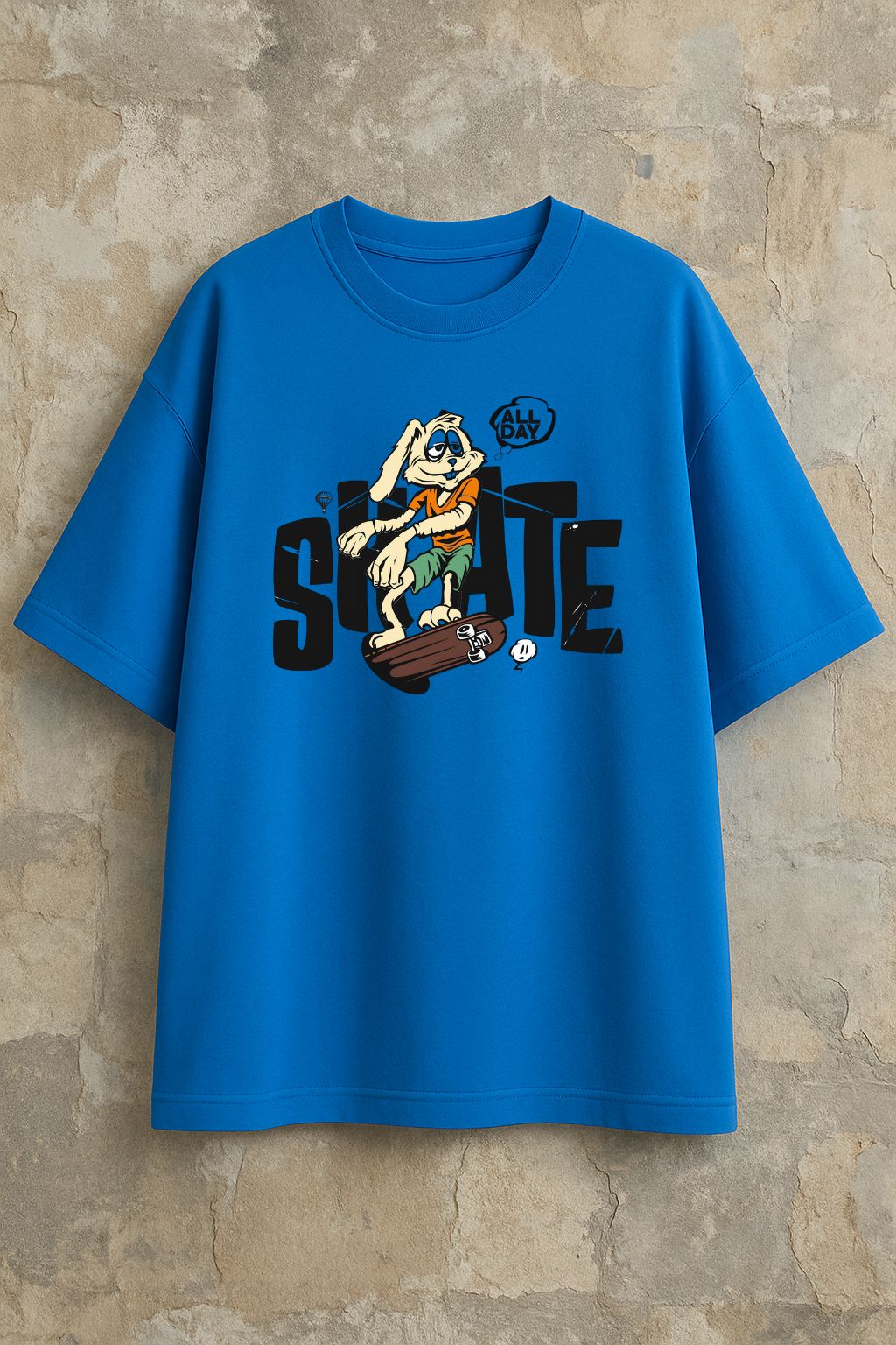 Grafftee "Skate All Day" Oversized Tee