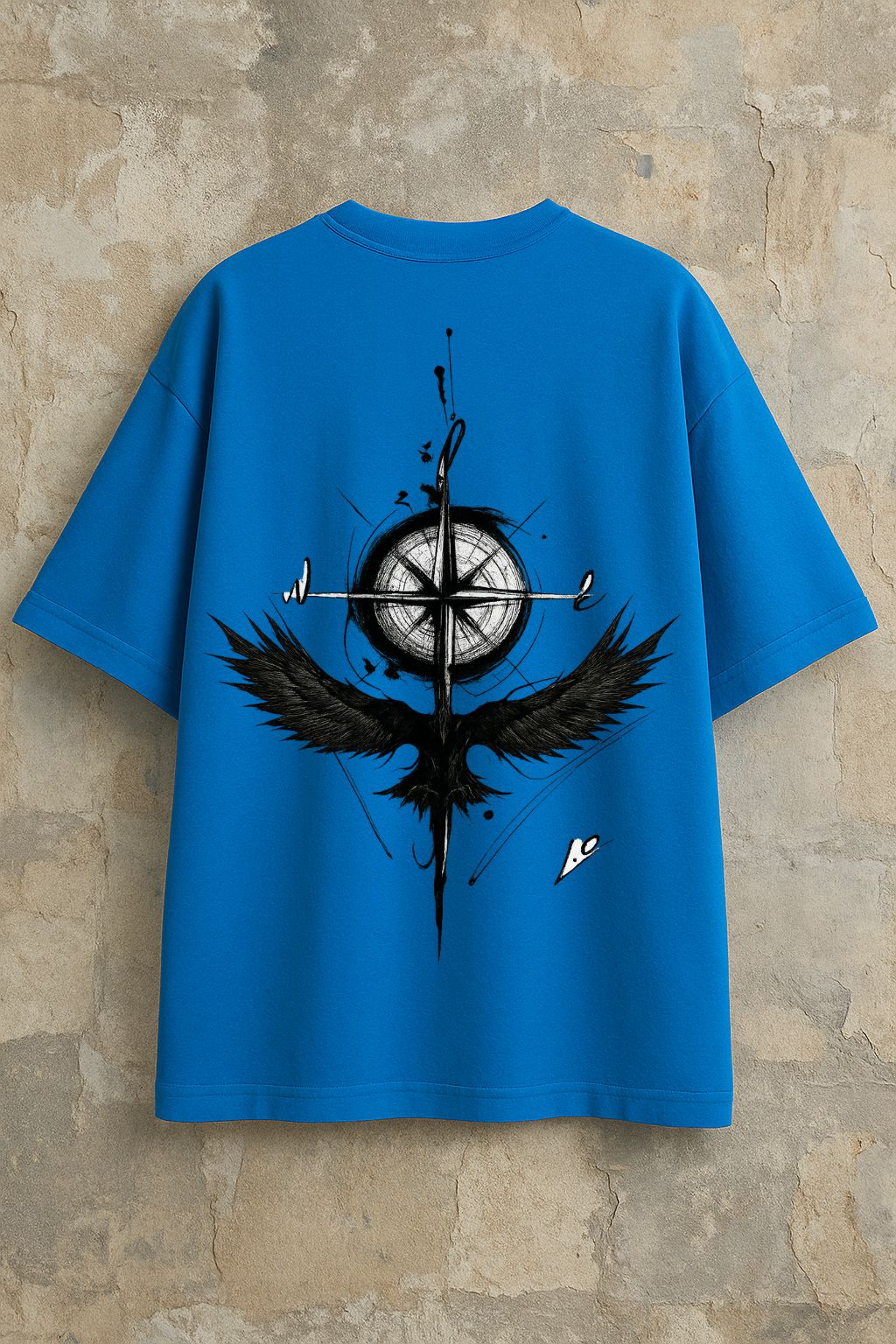 Grafftee "Raven Compass" Oversized Tee