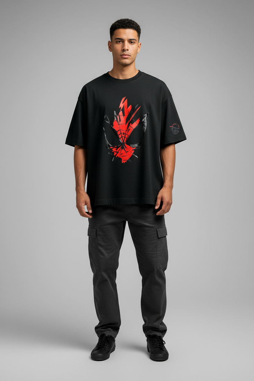 Grafftee "Spider Vibe" Street Mask Tee