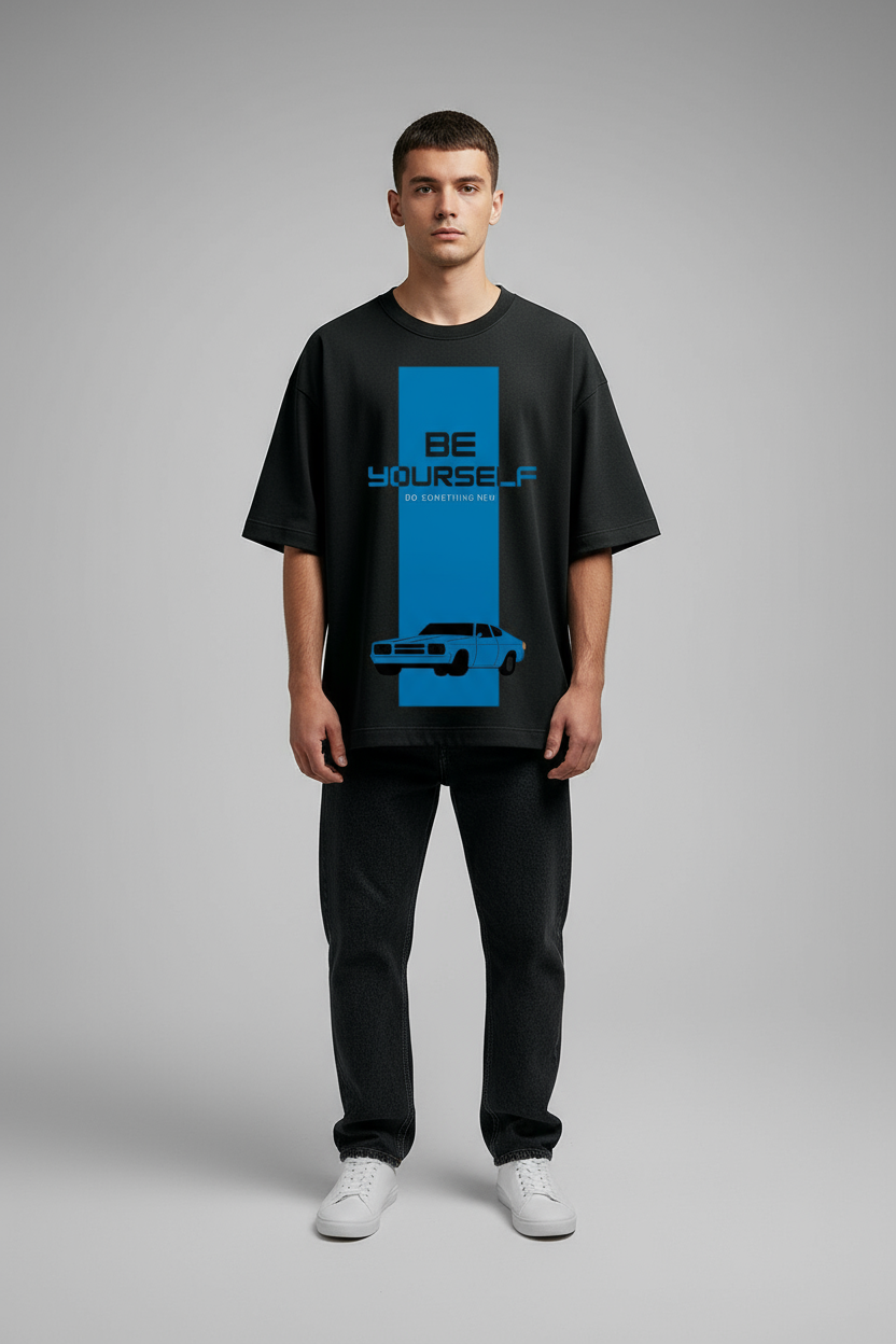 Grafftee "New Path" Classic Car Oversized T-Shirt