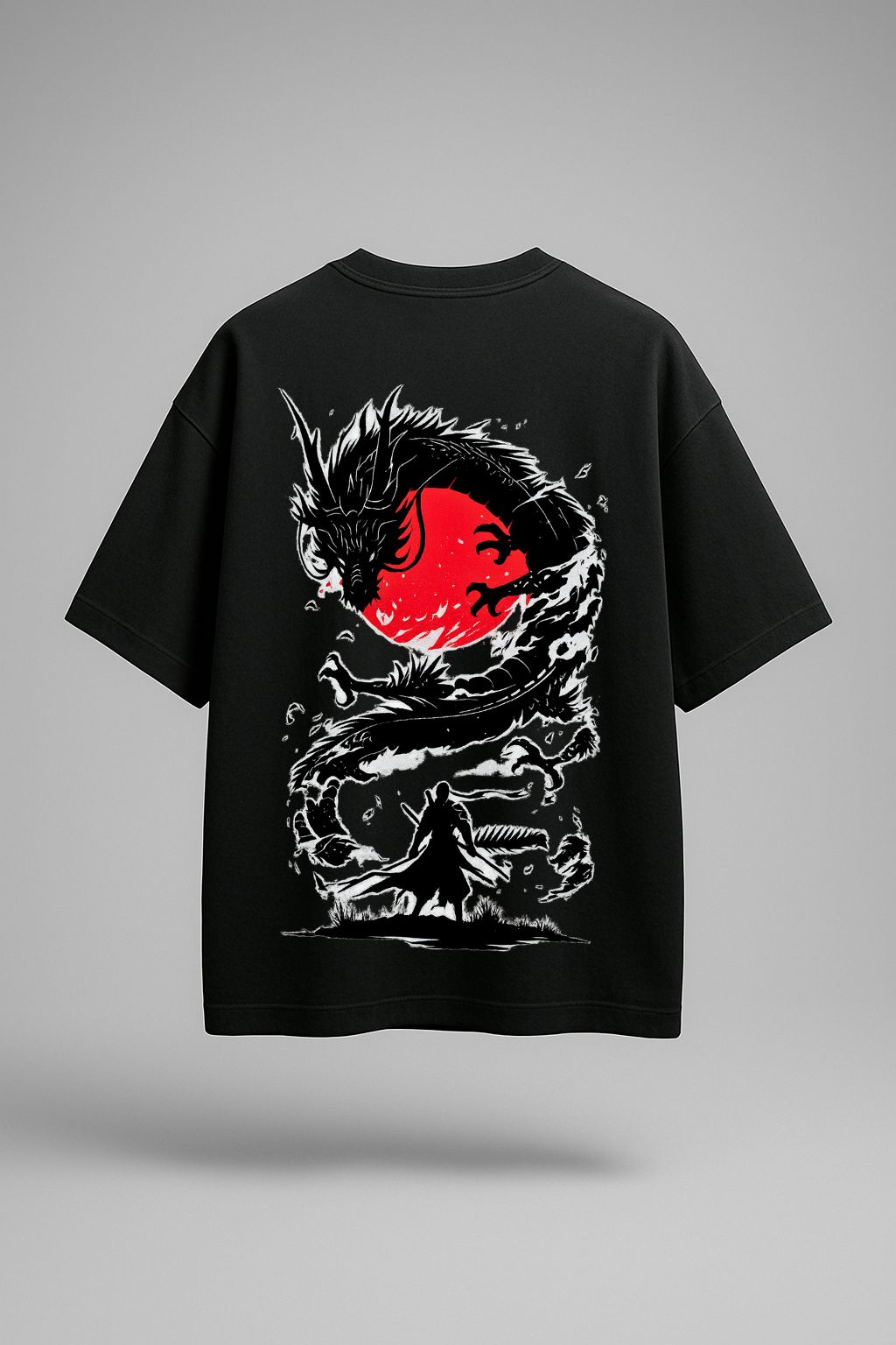 "Warrior's Vengeance" Oversized Graphic T-Shirt