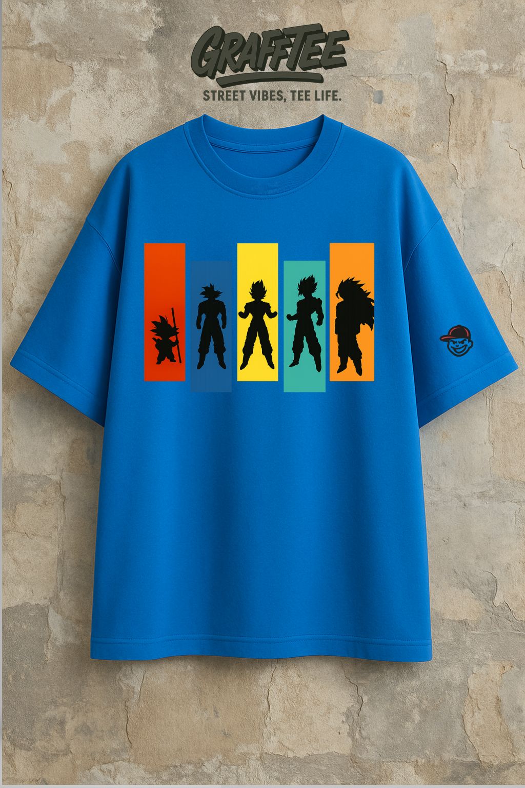 Grafftee "Saiyan Evolution" Oversized Tee