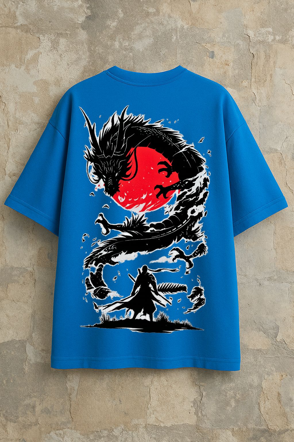 "Warrior's Vengeance" Oversized Graphic T-Shirt