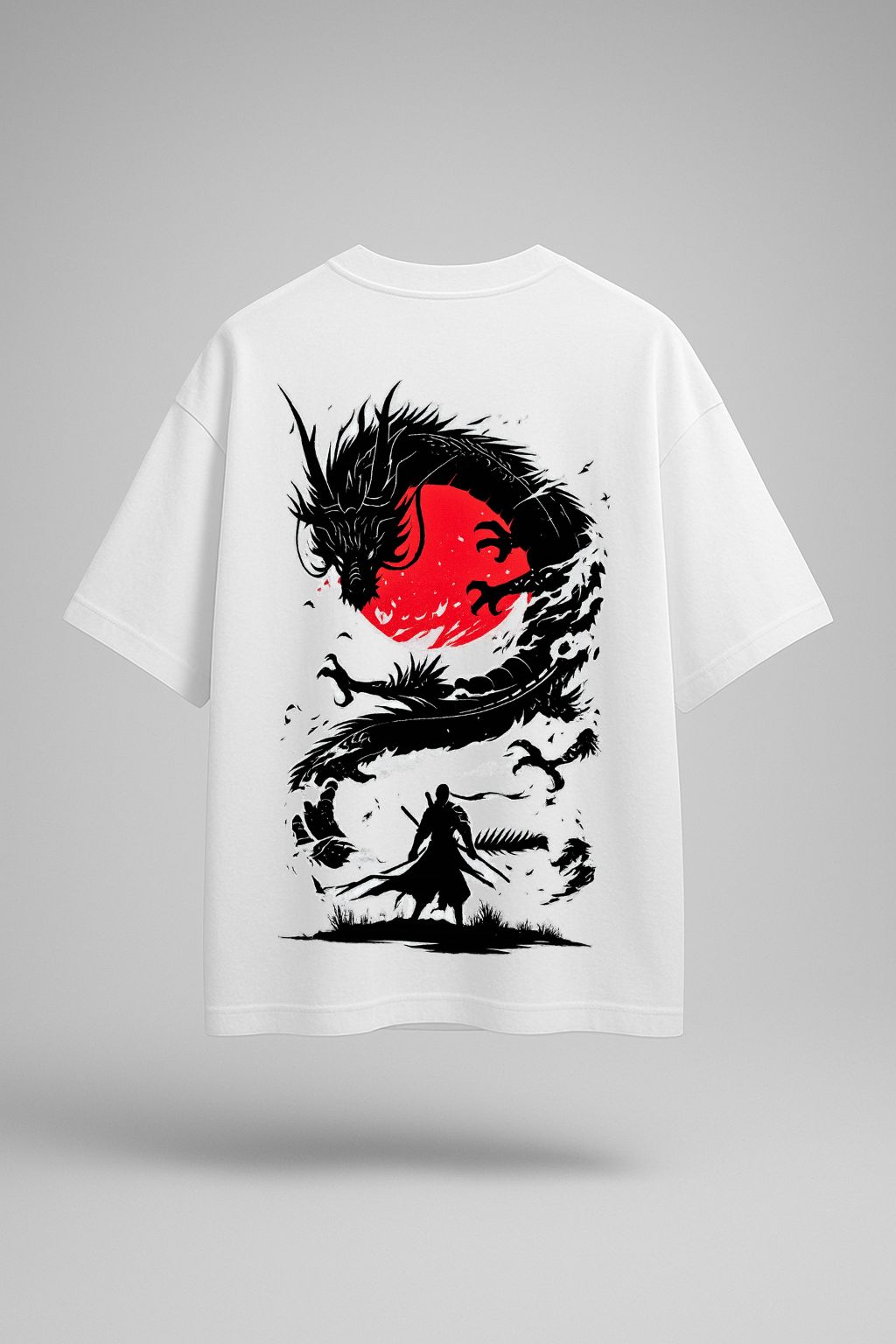 "Warrior's Vengeance" Oversized Graphic T-Shirt