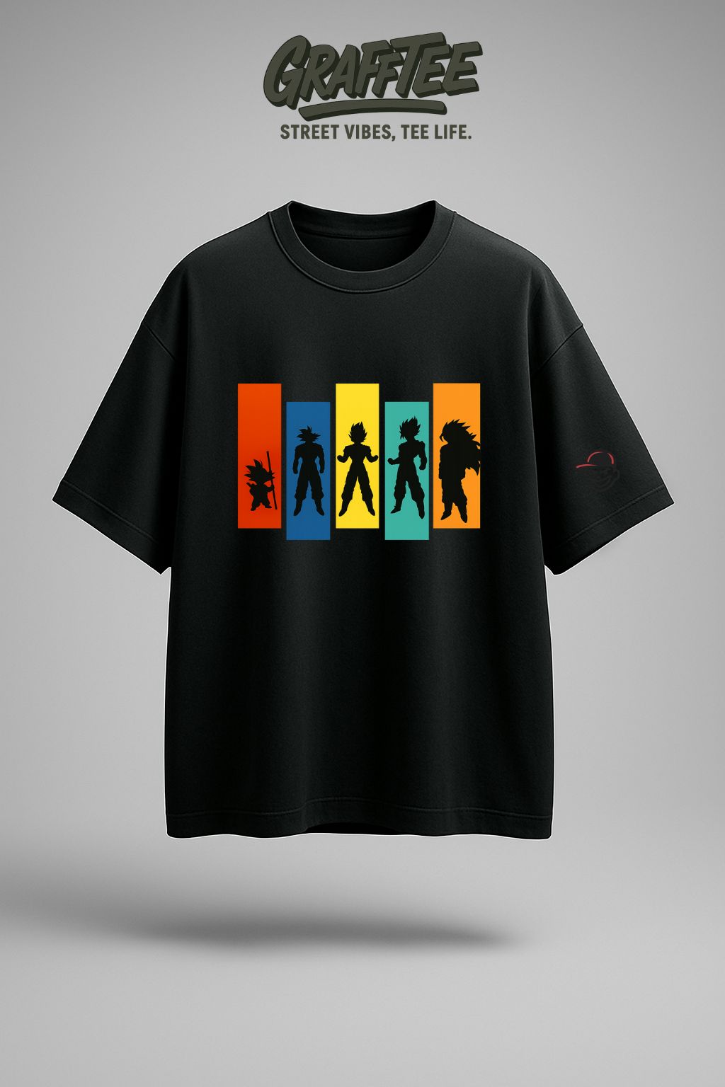 Grafftee "Saiyan Evolution" Oversized Tee