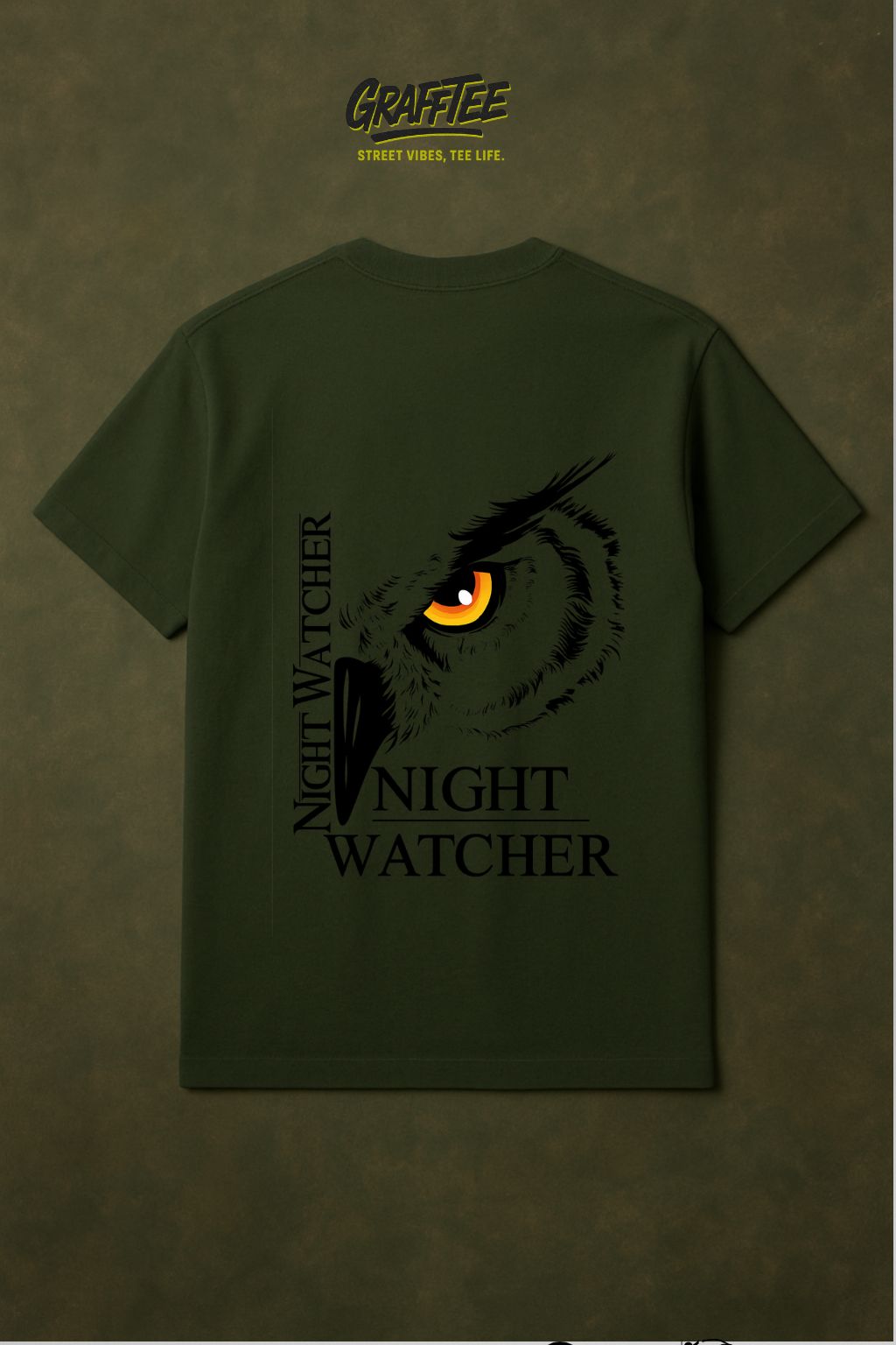 Grafftee "Night Watcher" Oversized Tee