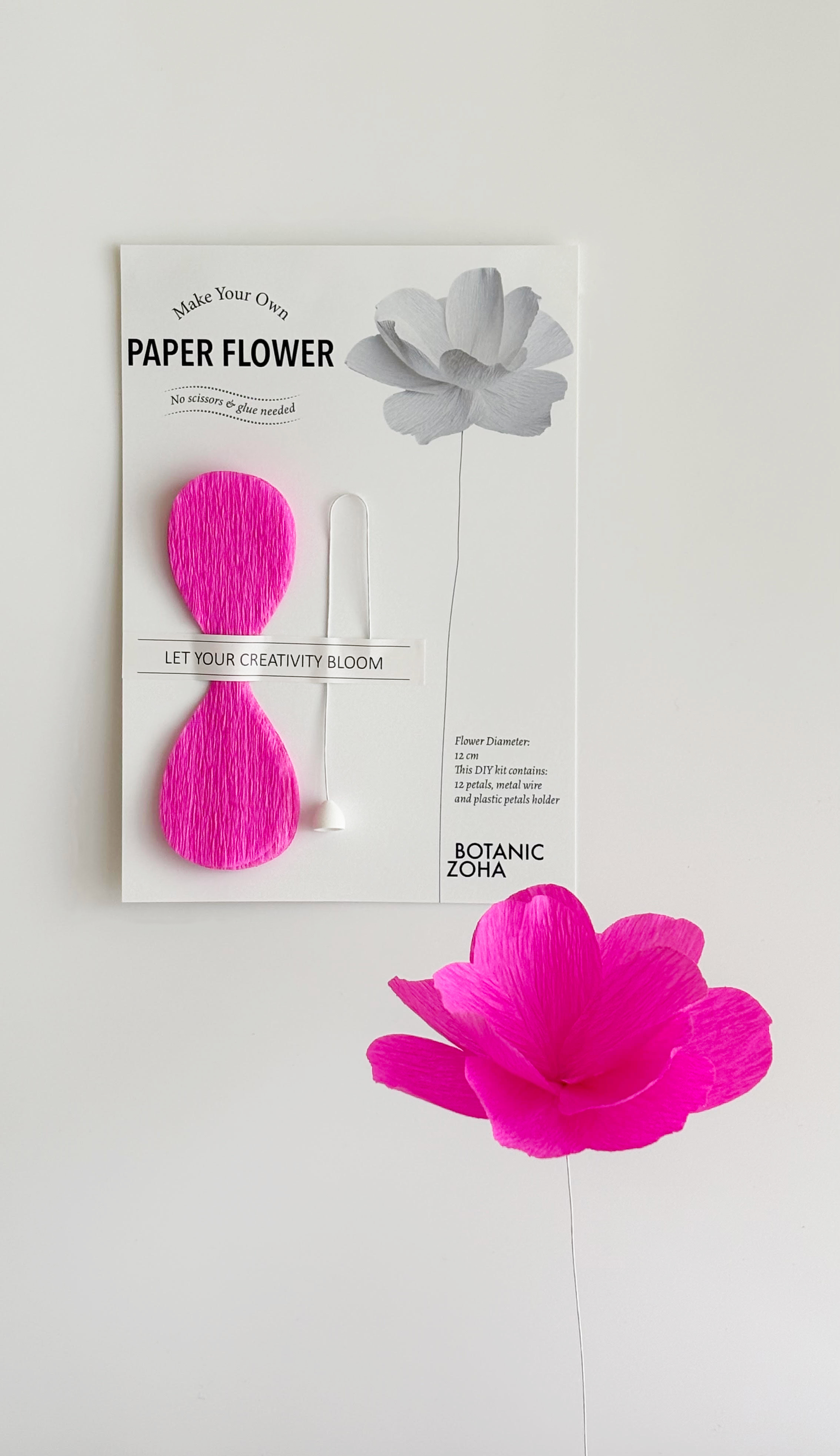 Small Paper Flower DIY Kit