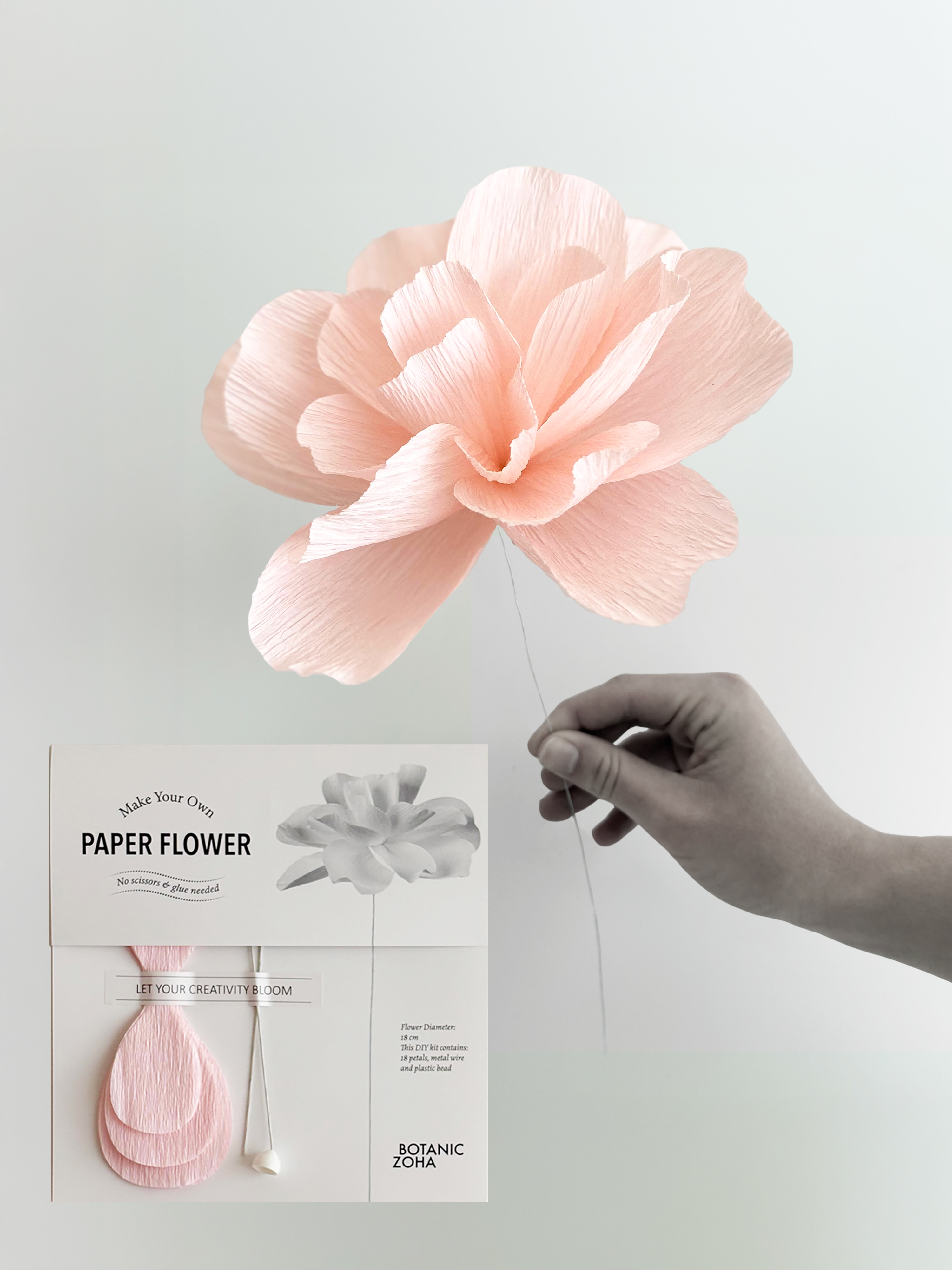 Big Paper Flower DIY Kit