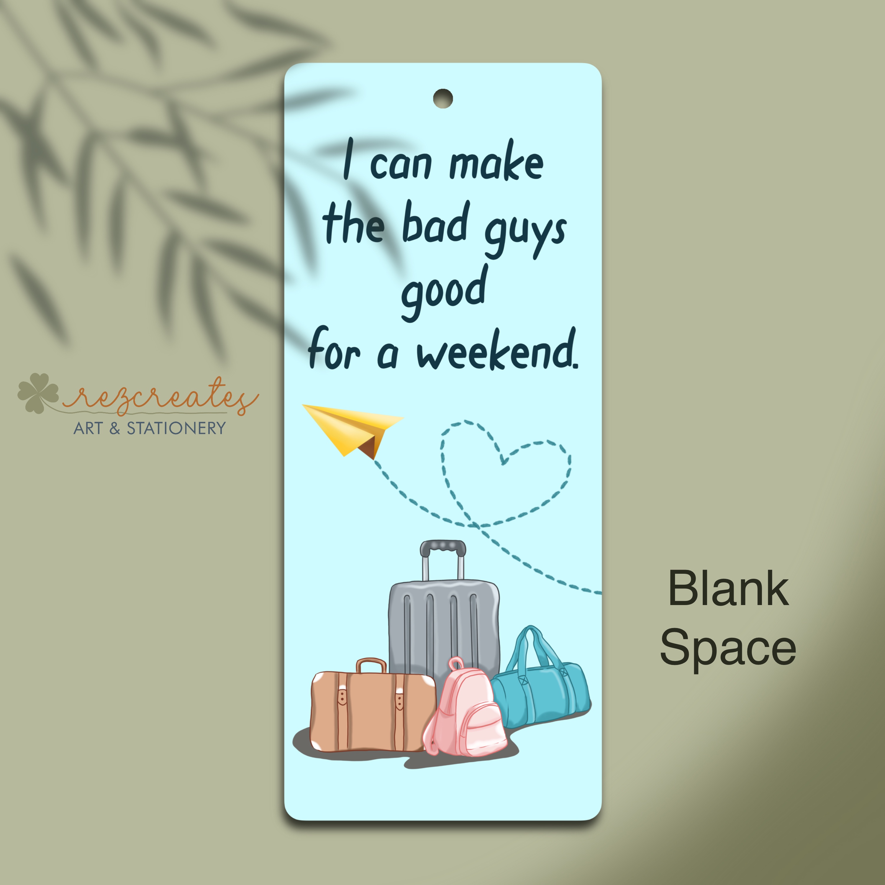 1989 Illustrated Lyric Bookmark