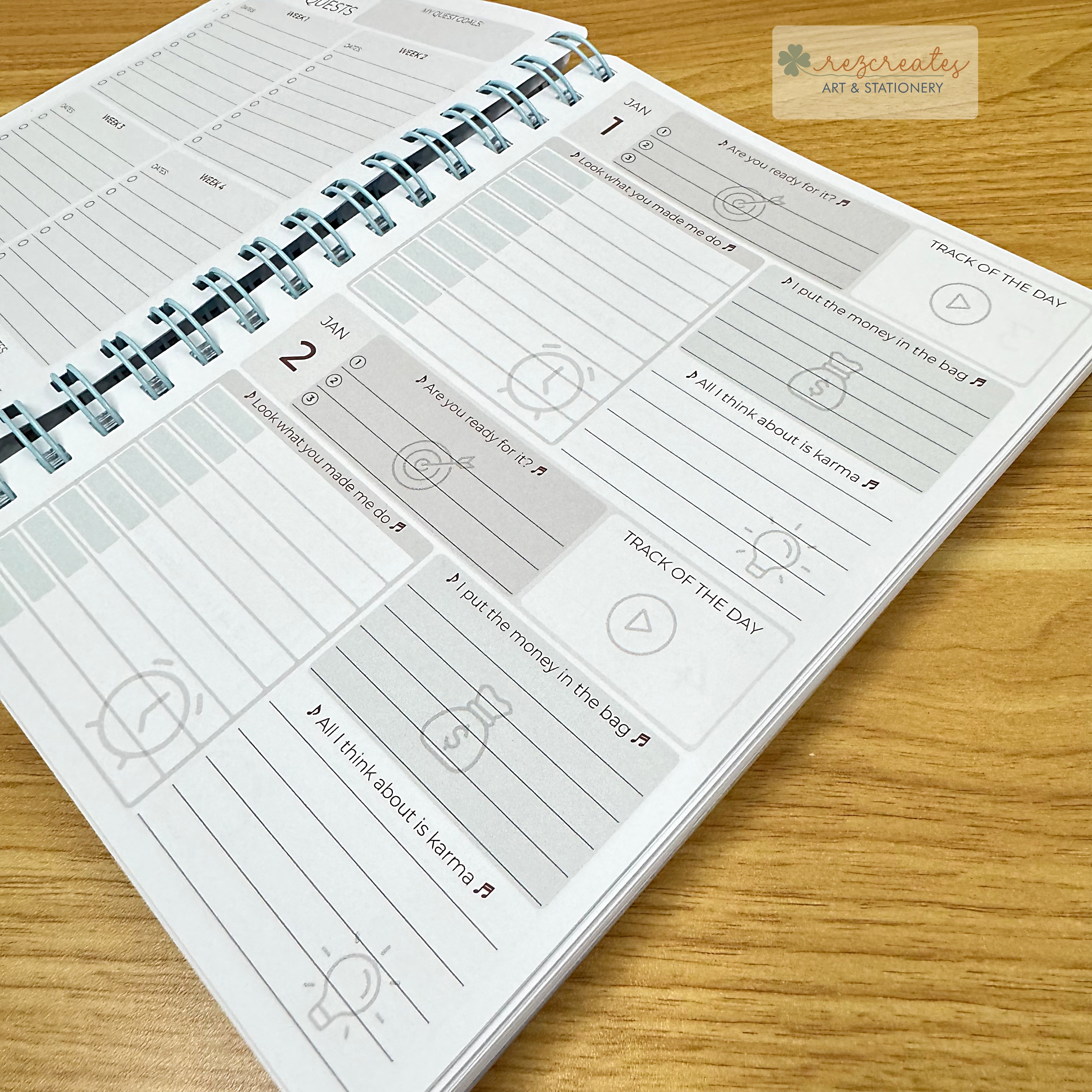 Swiftie Eras Lyric Planner