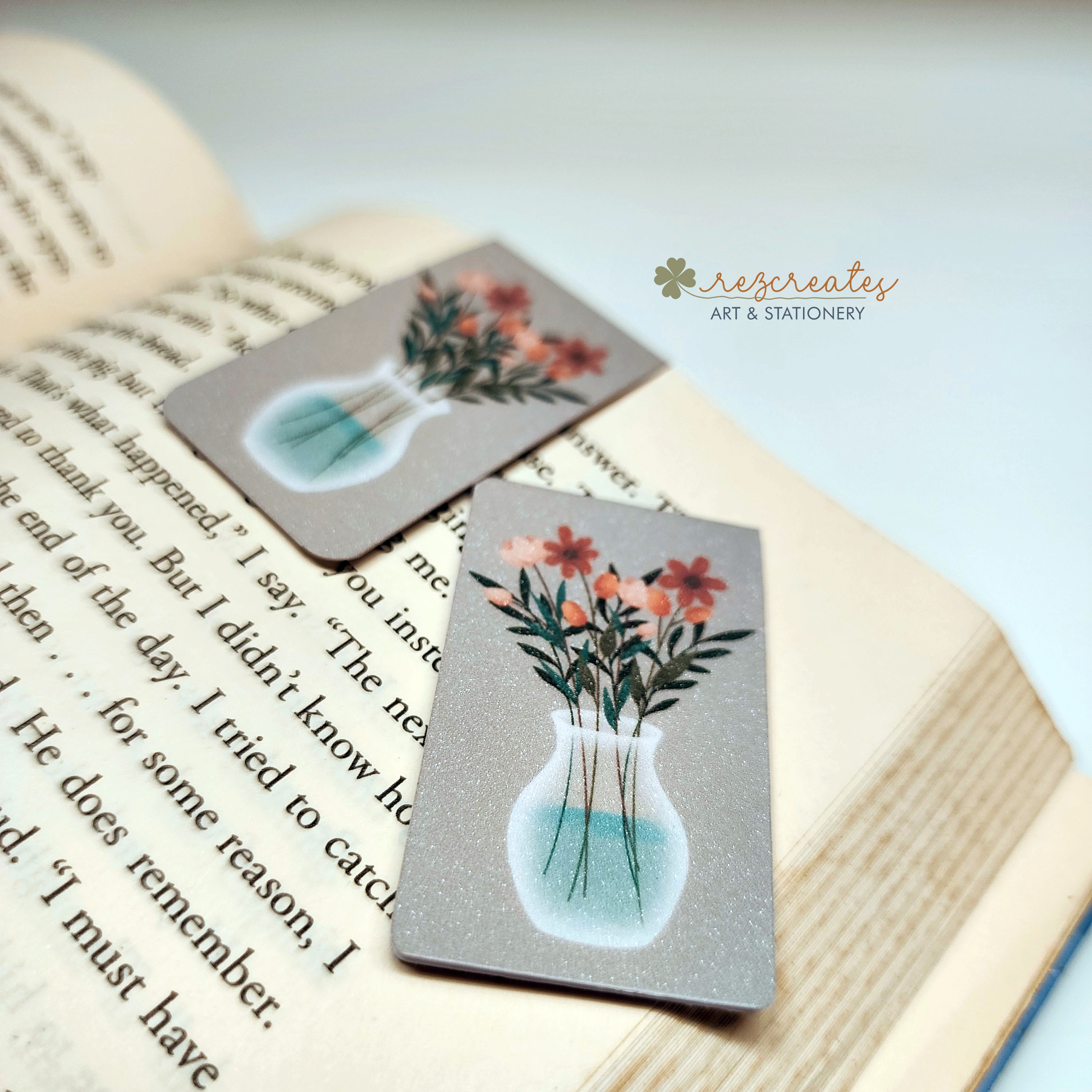 Florals Magnetic Bookmark