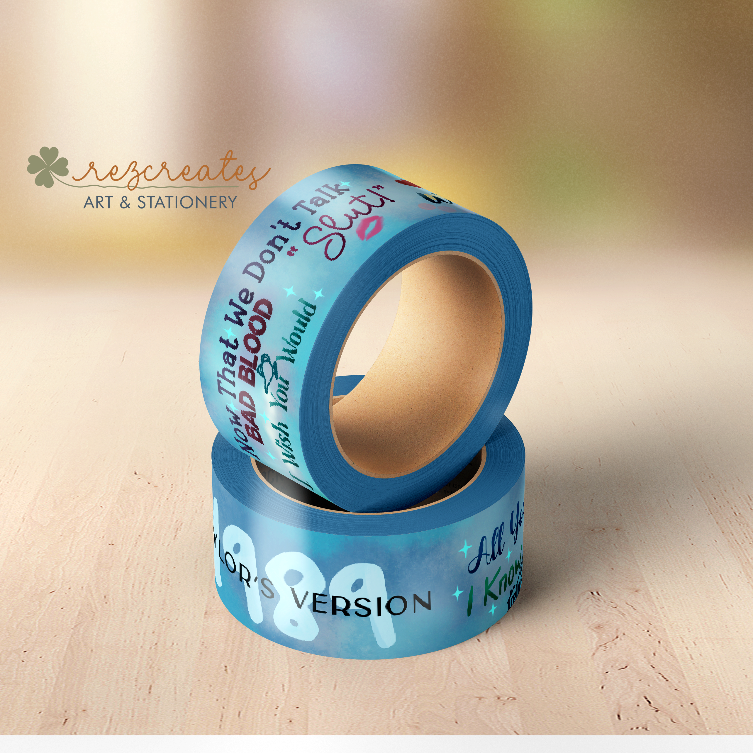 1989 TV Washi Tape, Swiftie Washi Tape 15mm x 10m