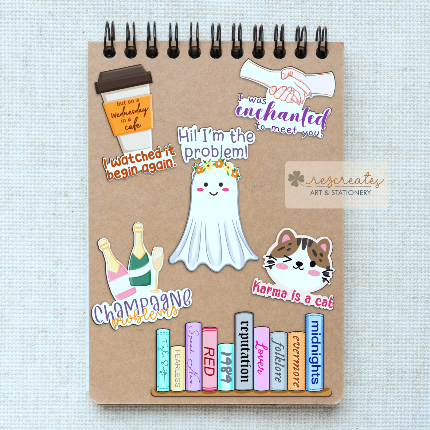 Swiftie Waterproof Sticker Flakes | Taylor Swift Waterproof Stickers