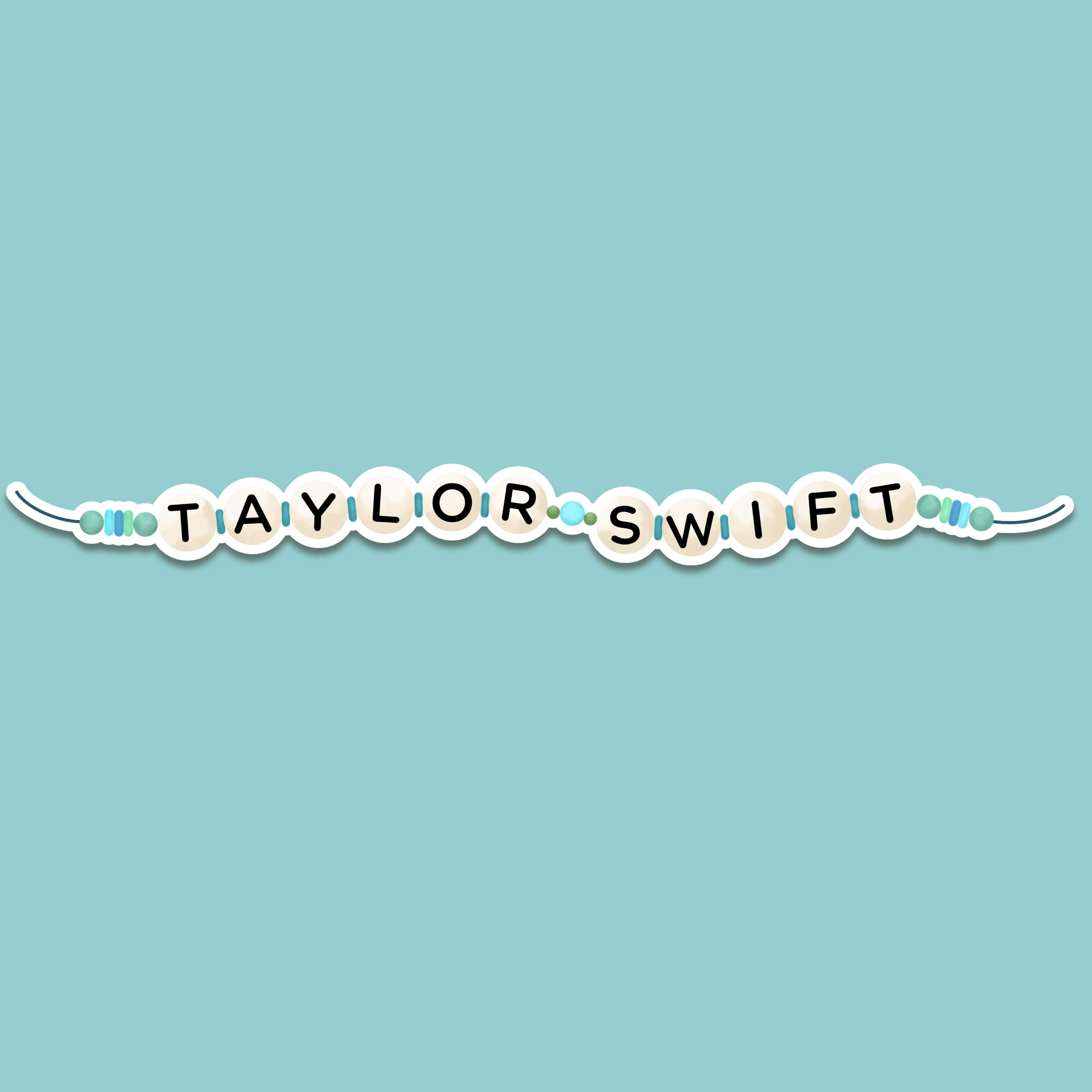 Swiftie Eras Friendship Bracelets Sticker Flakes