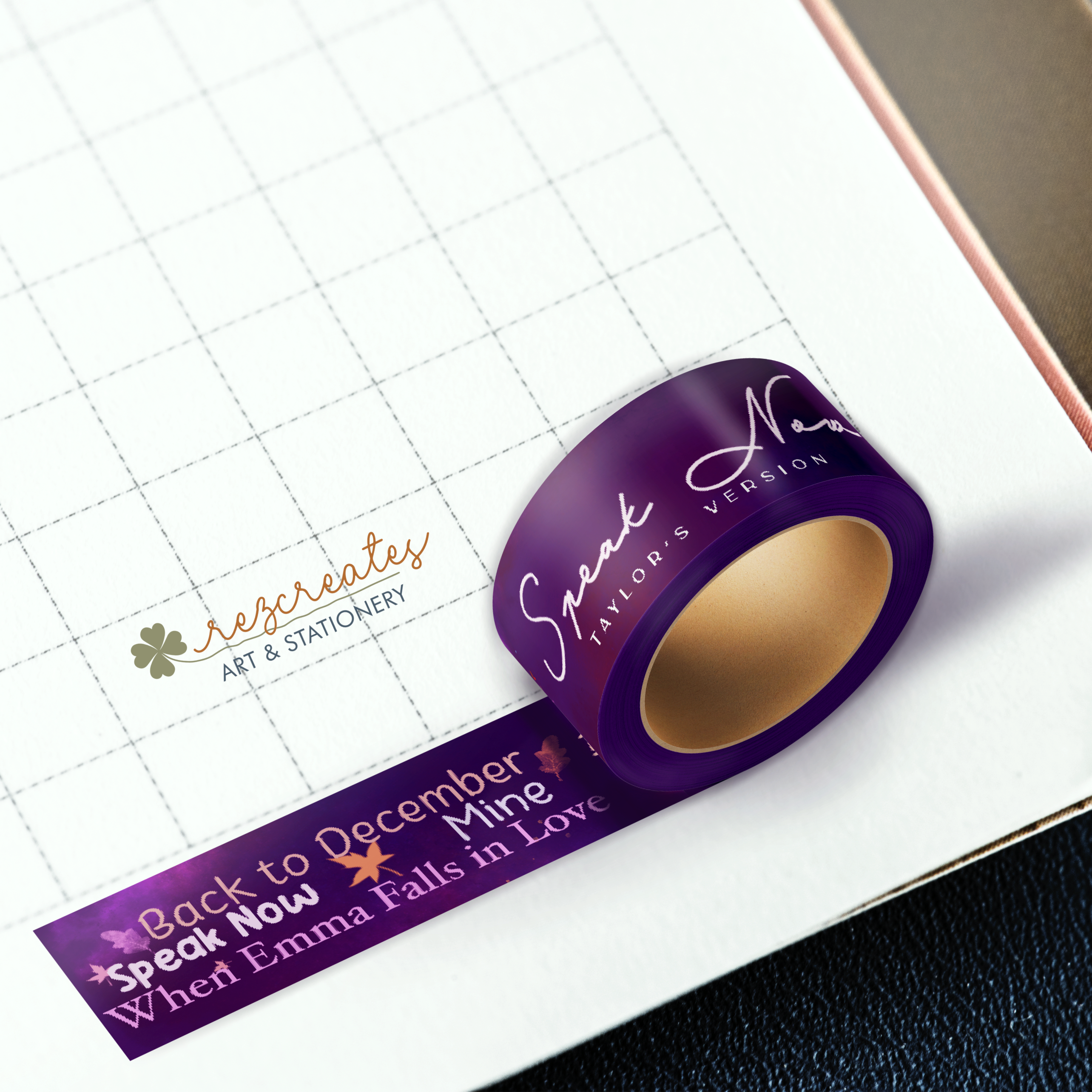 Speak Now TV Washi Tape, Swiftie Washi Tape 15mm x 10m