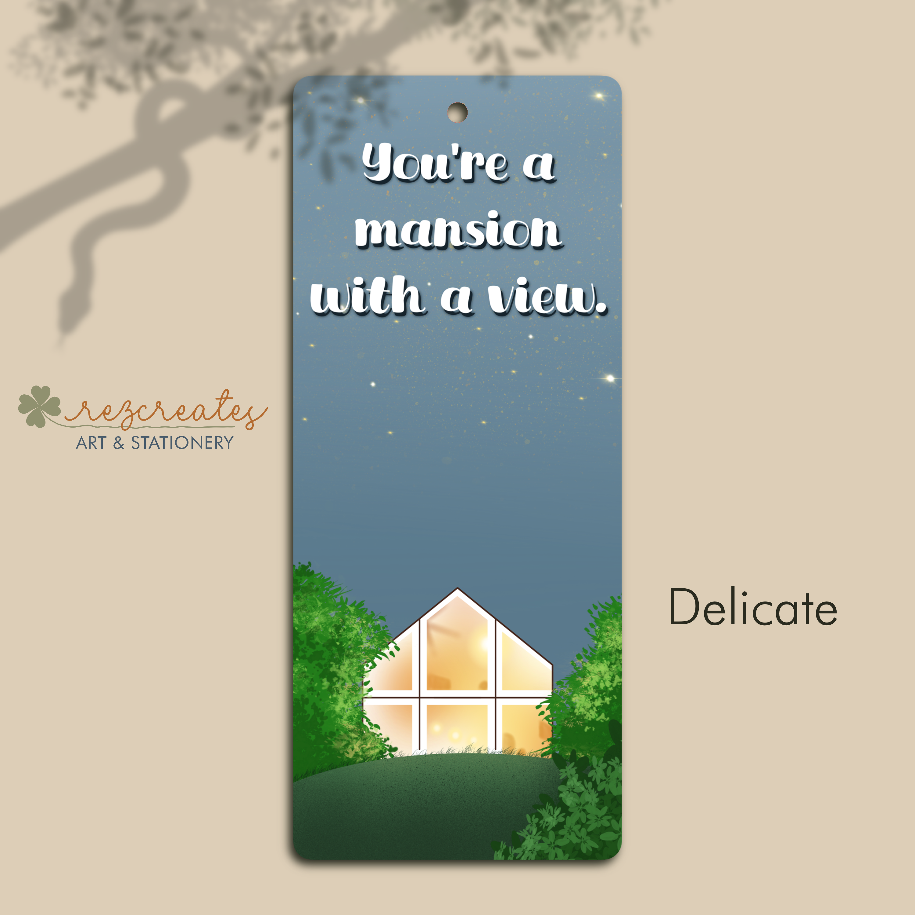 reputation Illustrated Lyric Bookmark, Swiftie Bookmark