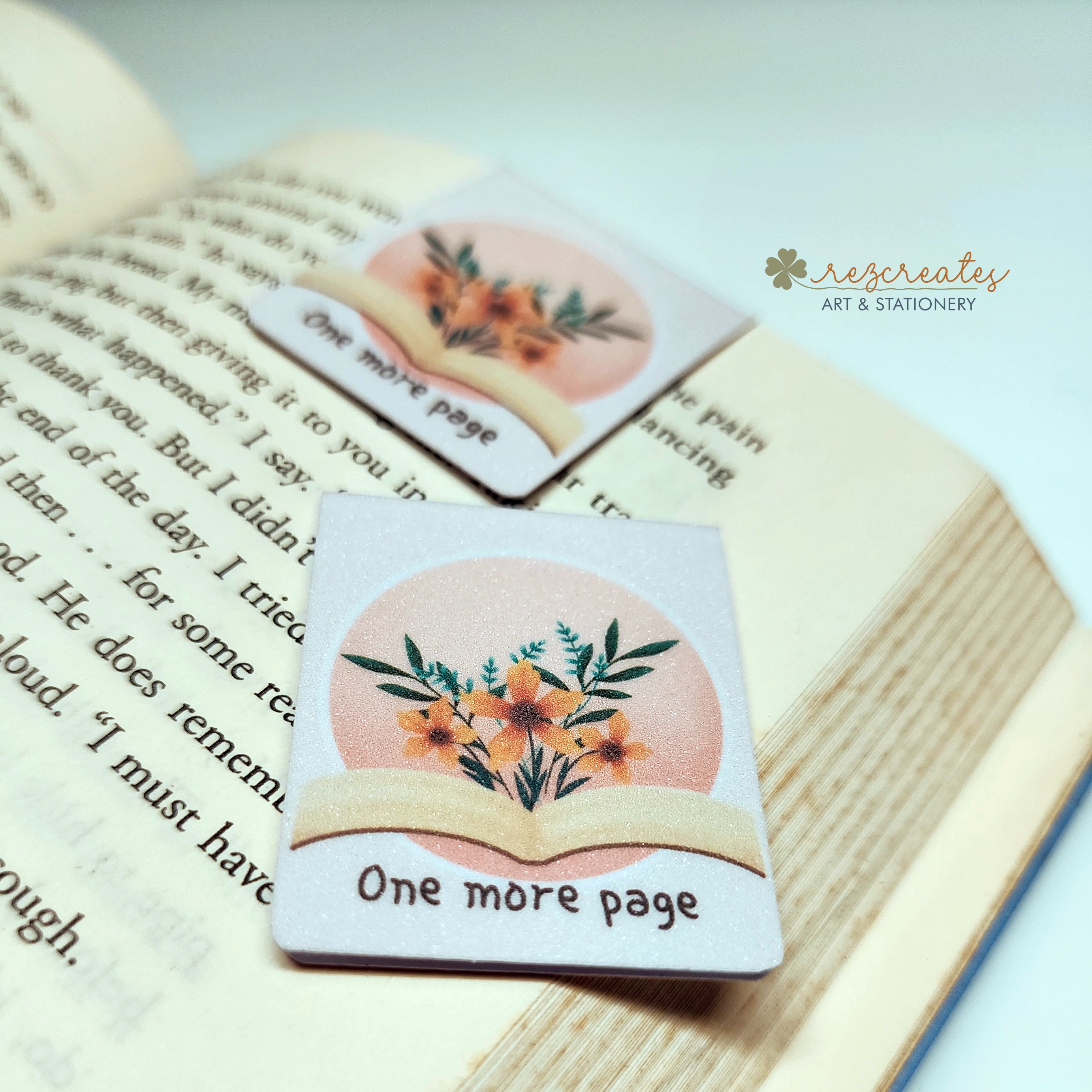 Florals Magnetic Bookmark