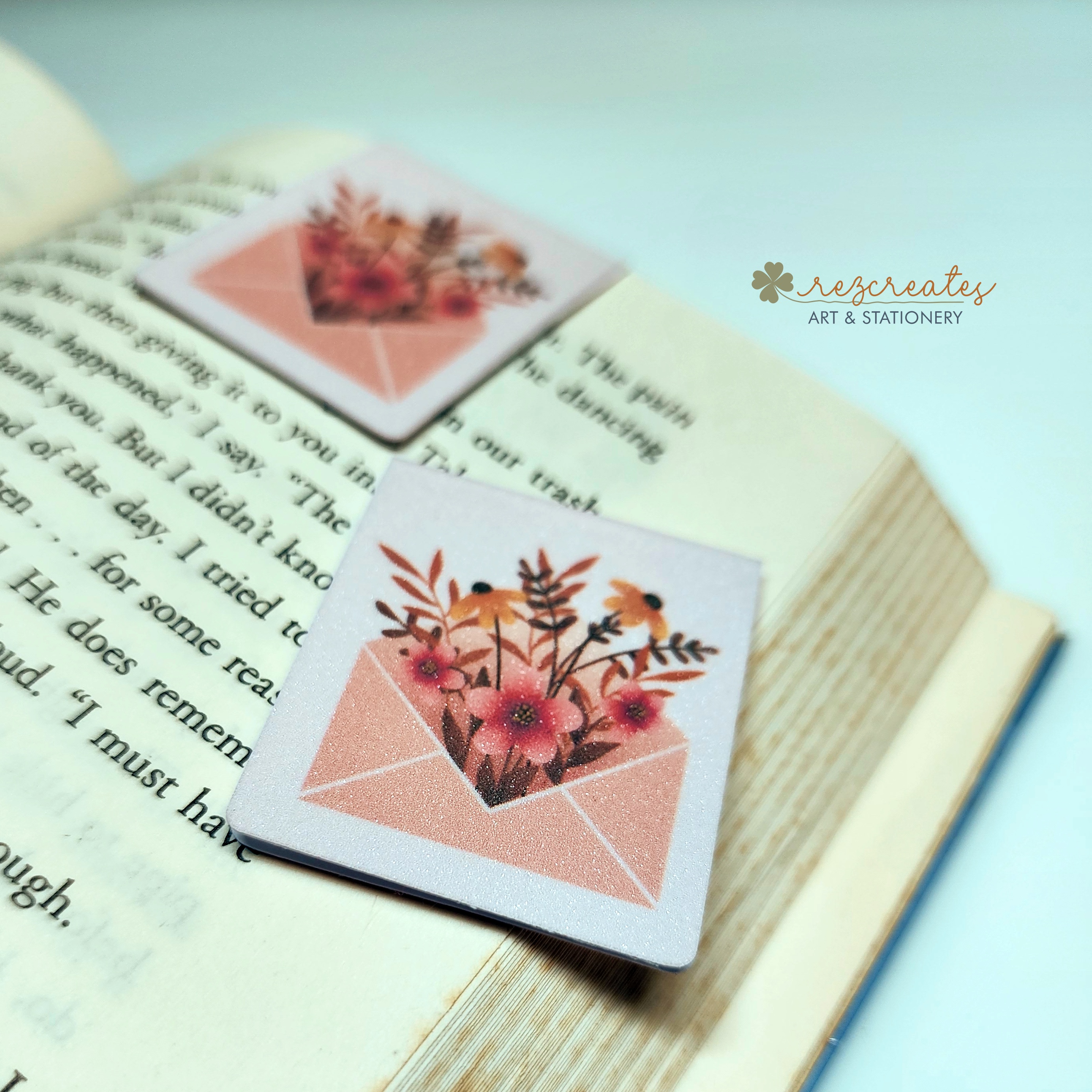 Florals Magnetic Bookmark