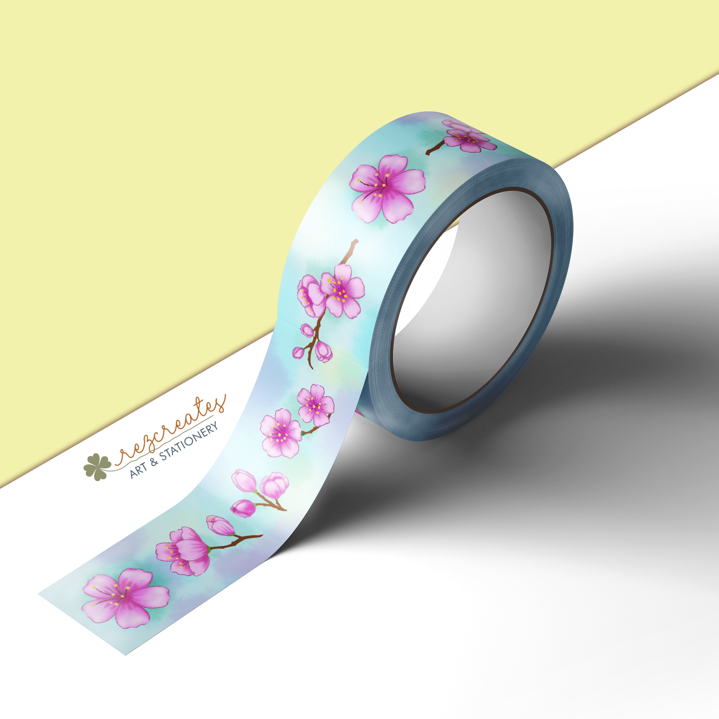 Sakura Washi Tape, Cherry Blossom Washi Tape 15 mm x 10 m