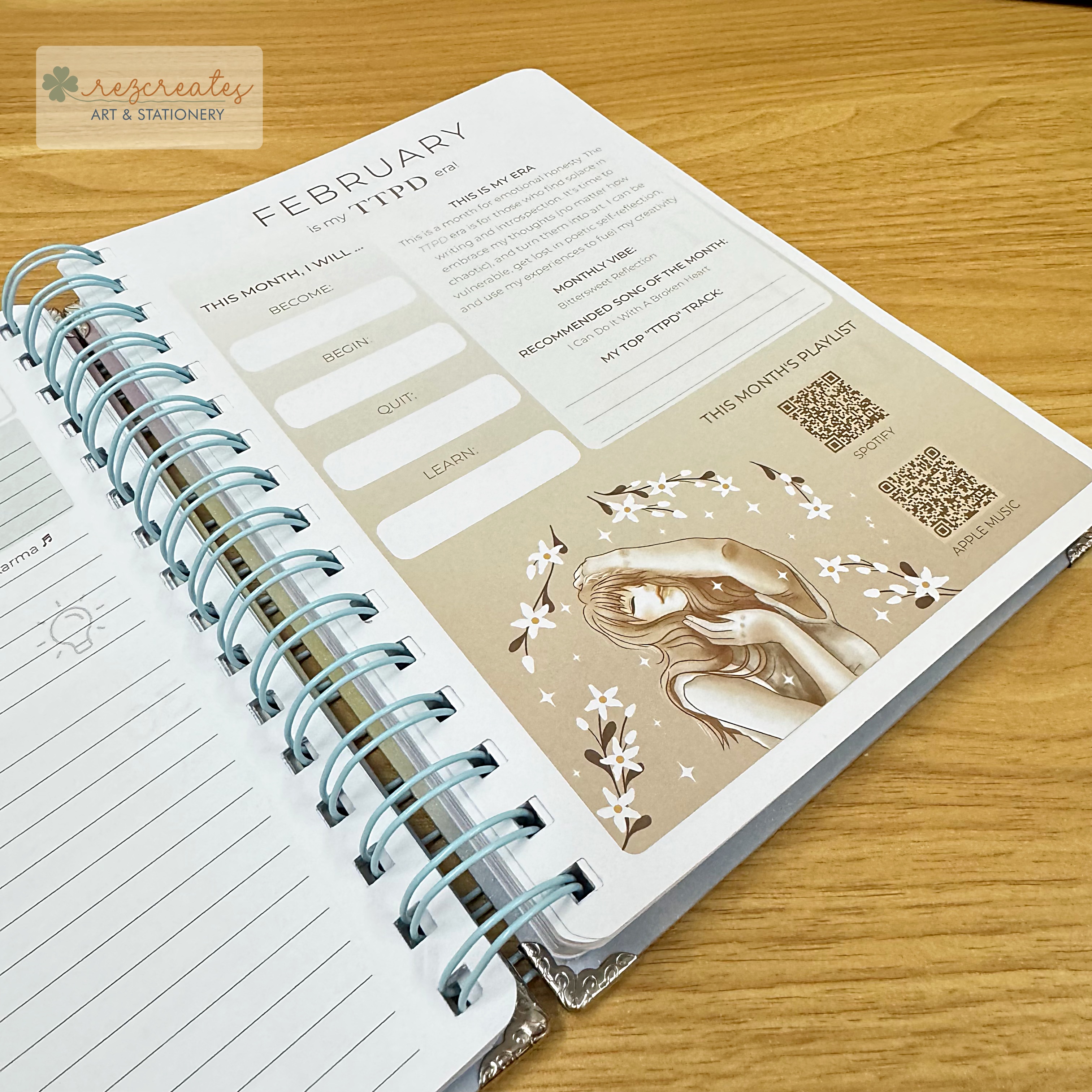 Swiftie Eras Lyric Planner