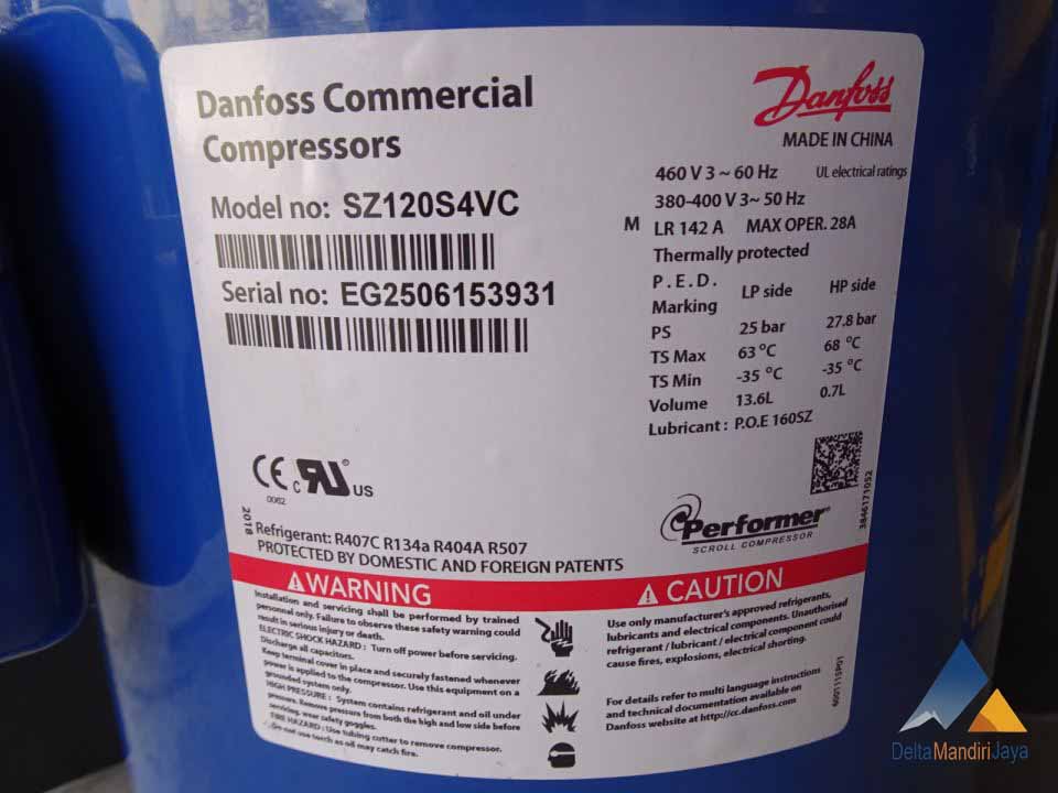Kompresor Danfoss SZ120S4VC