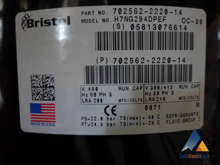 Kompresor AC Bristol H7NG294DPEF