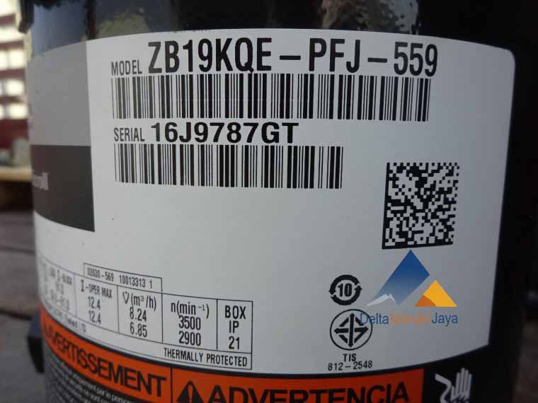 Compressor Copeland ZB19KQE-PFJ-559