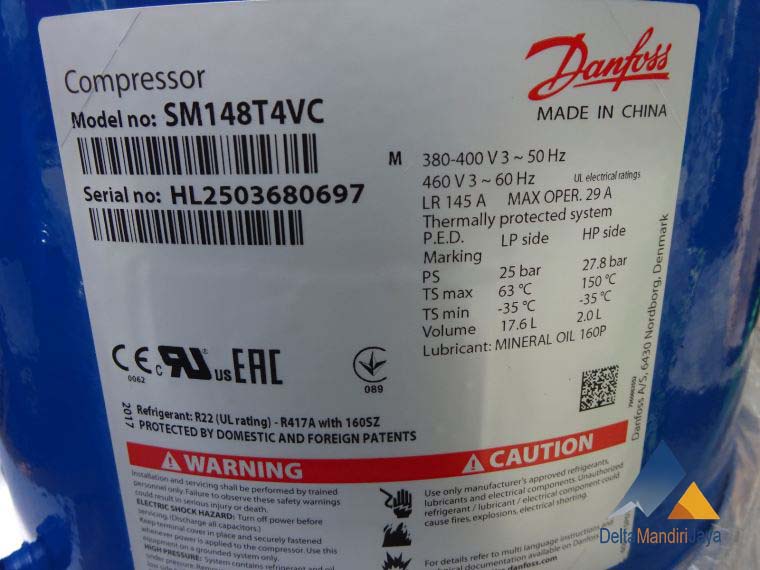 Kompresor Danfoss SM148T4VC