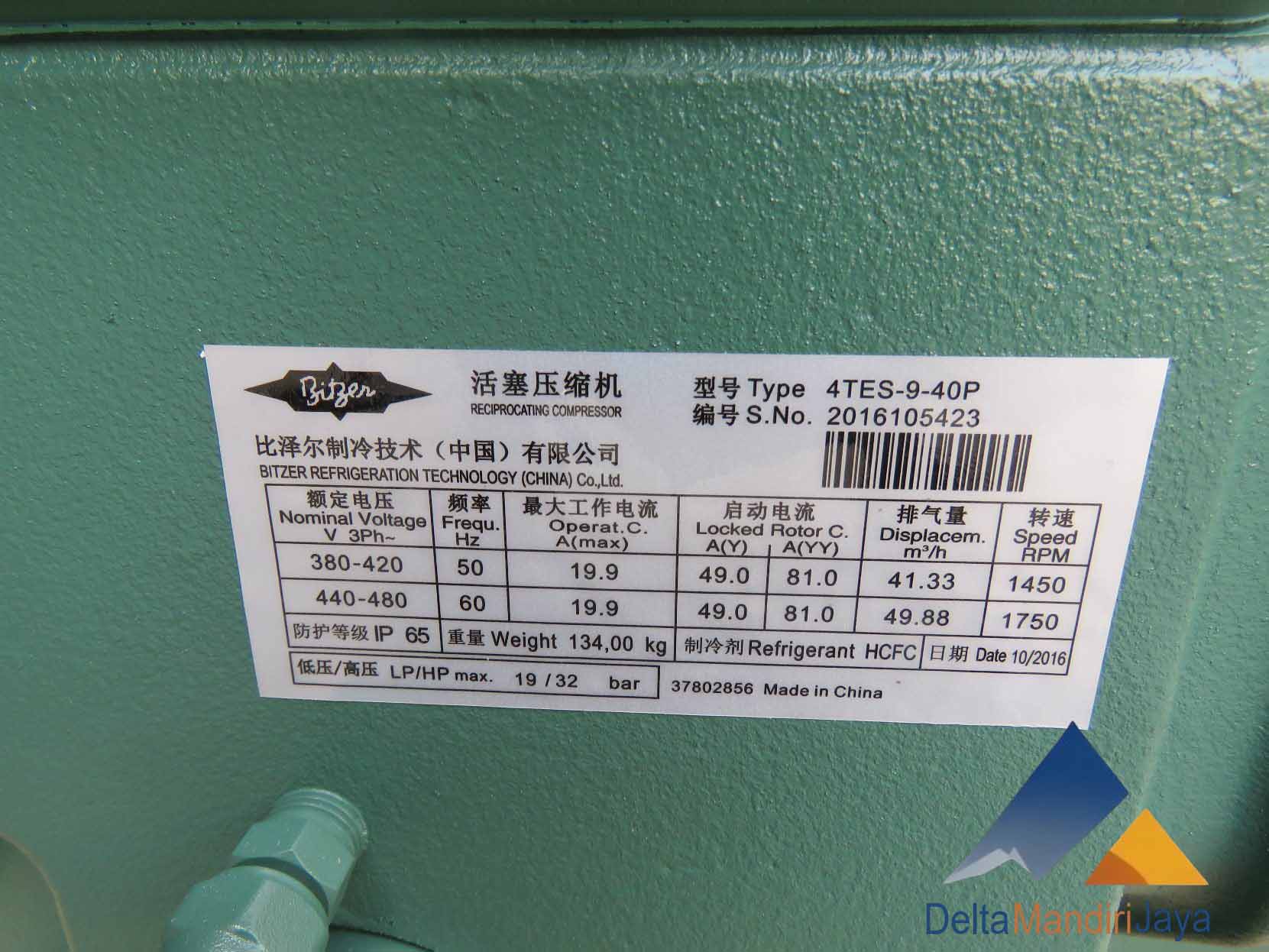 Kompresor Bitzer 4TES-9Y