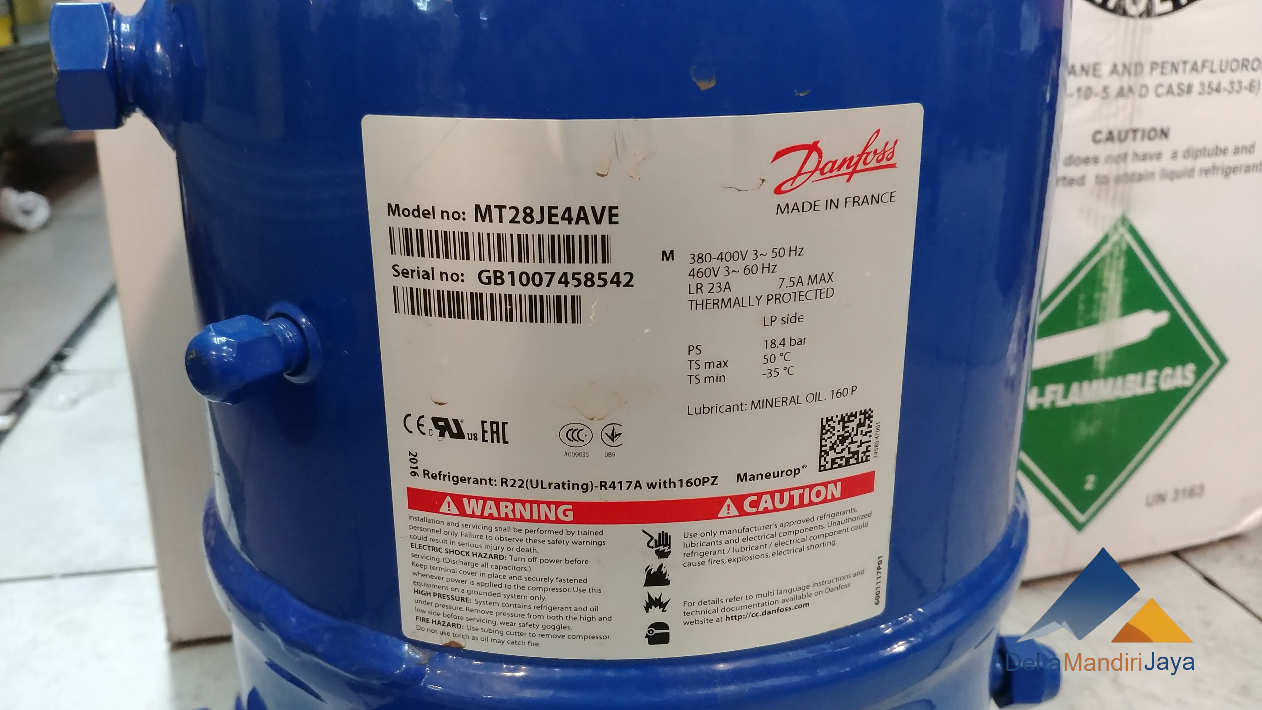 Kompresor Danfoss MT28JE4AVE