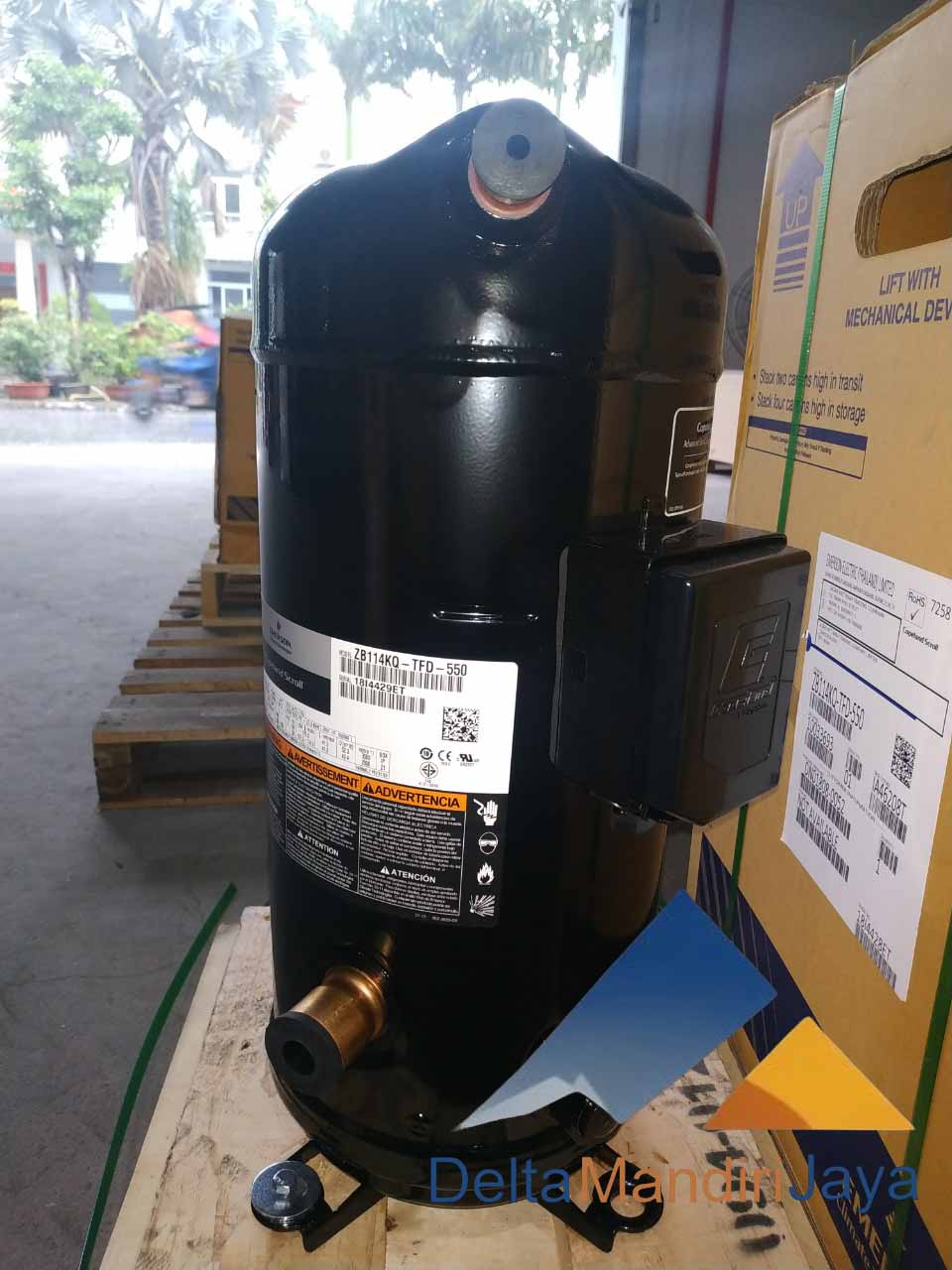 Compressor Emerson Copeland Scroll ZB114KQ-TFD-550