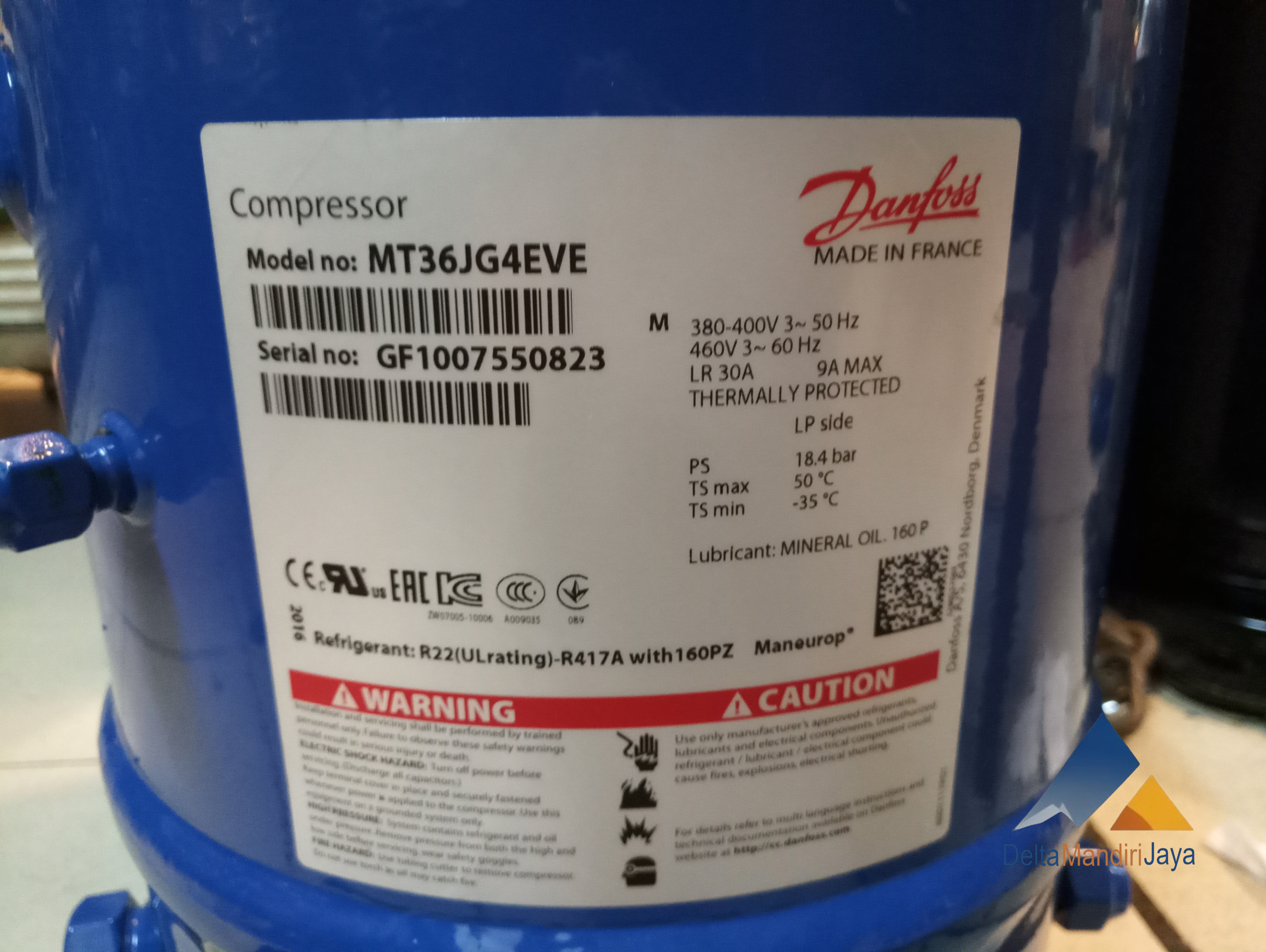 Kompresor Danfoss MT36JG4EVE