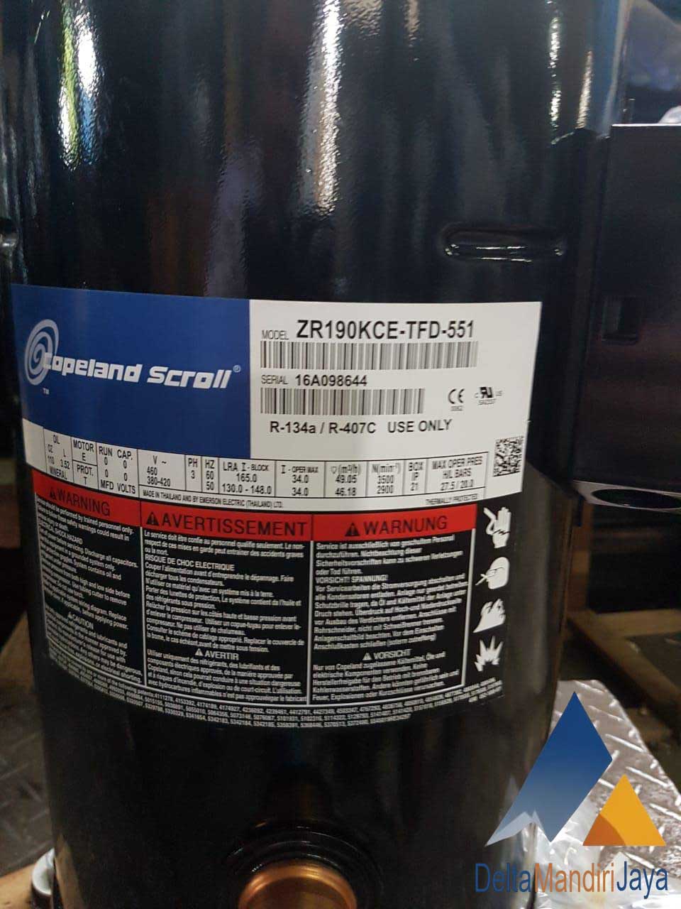 Kompresor ZR190KCE-TFD-551