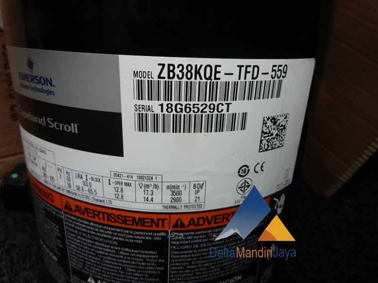 Compressor Emerson Copeland Scroll ZB38KQE-TFD-559