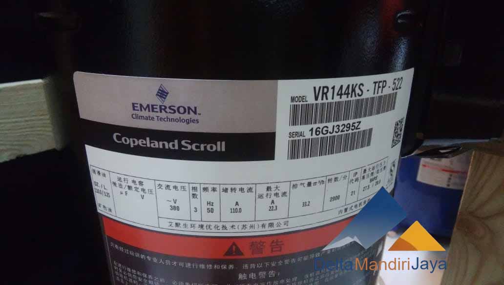 Compressor Copeland Scroll VR144KS-TFP-522 