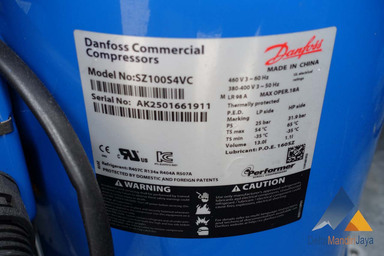 Danfoss Commercial Compressors SZ100S4VC