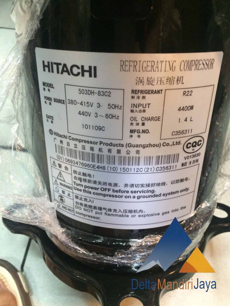 Compressor Pendingin Hitachi 503DH-83C2