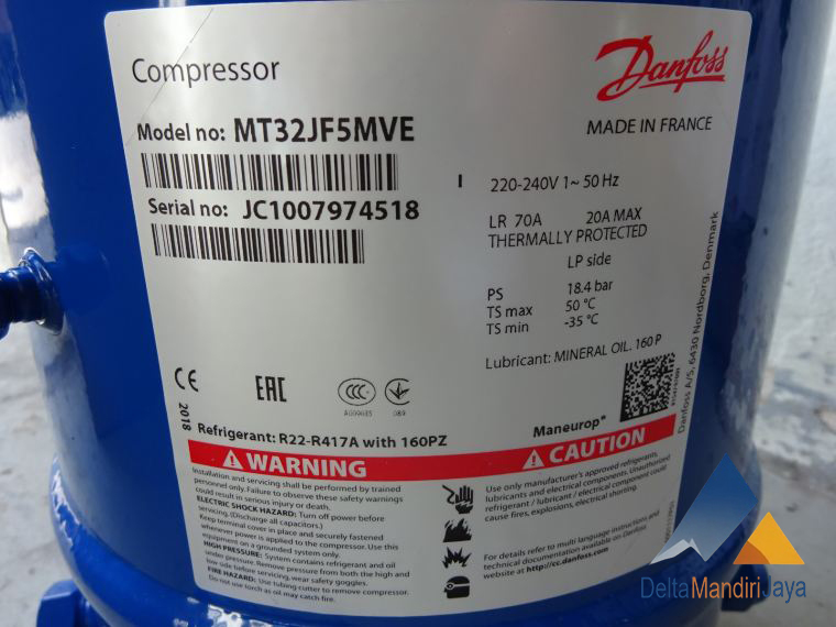 Kompresor Danfoss MT32JF5MVE