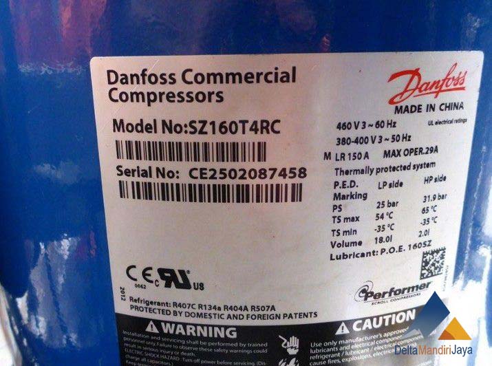 Kompresor Danfoss SZ160T4RC