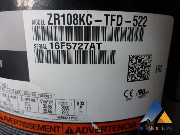 Kompresor ZR108KC-TFD-522